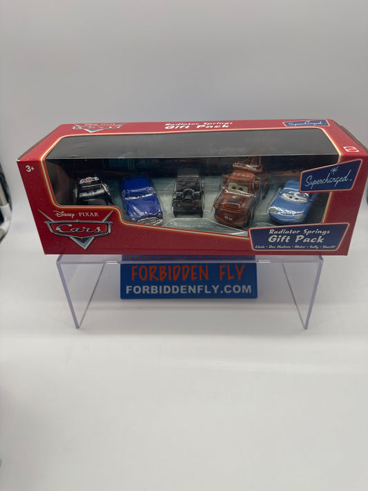 Disney Pixar Cars Movie - Supercharged - Radiator Springs 5 Car Gift Pack Multipack Set