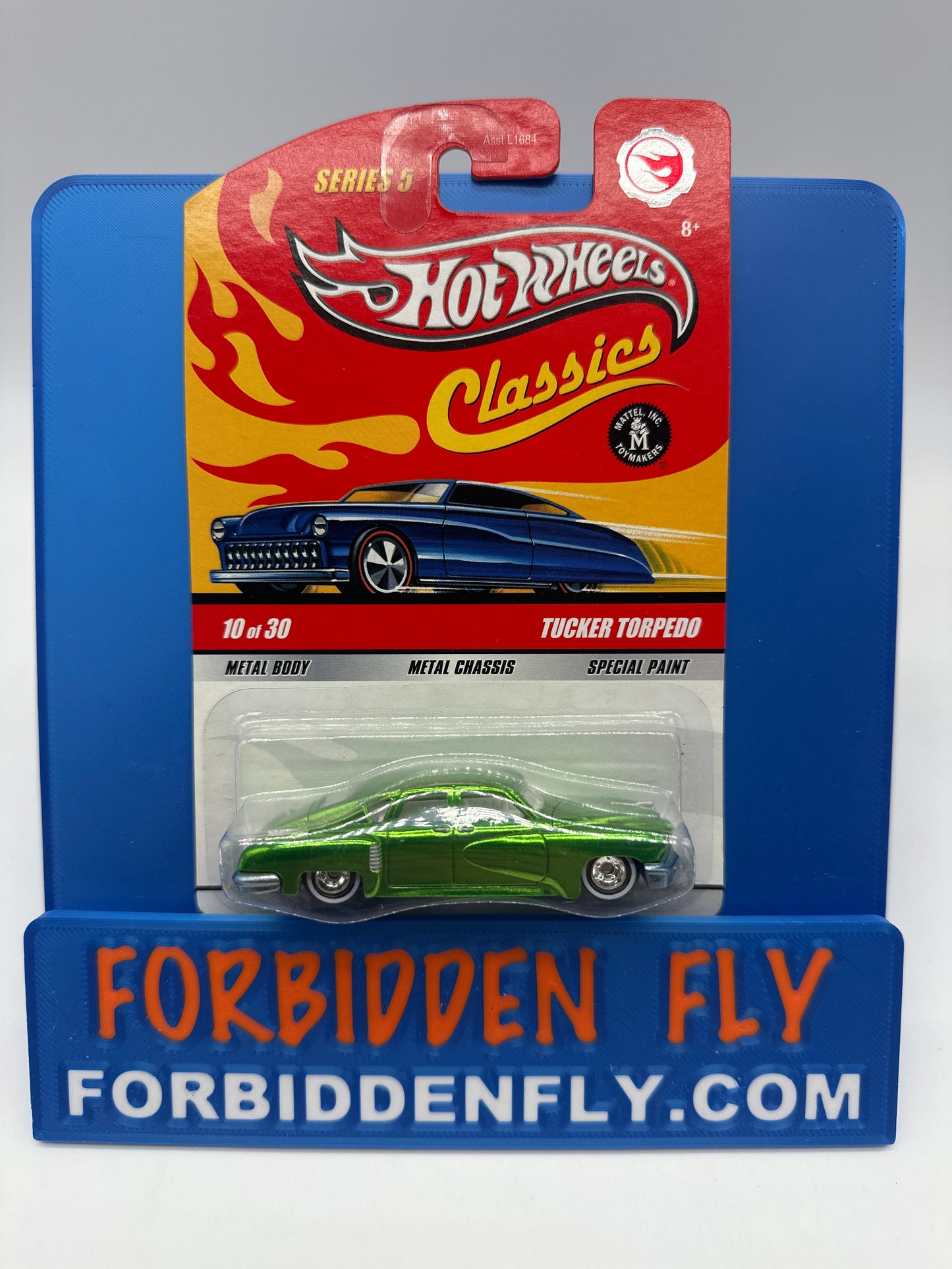 Hot Wheels Classics CHASE - Series 5 #10 of 30 - Green Tucker Torpedo