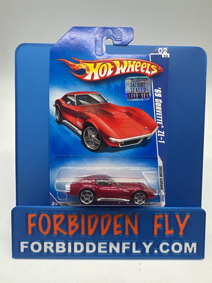 Hot Wheels Mainline - 2009 Factory Stickered - Dream Garage Series - ‘69 Corvette ZL-1 - Lot Of 2