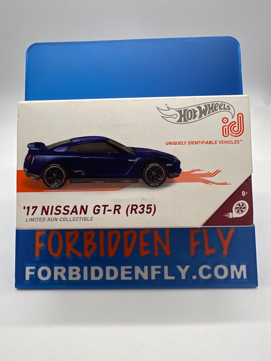 Hot Wheels Boxed Series 2 ID Car - HW Turbo - ‘17 Nissan GT-R (R35) - Blue