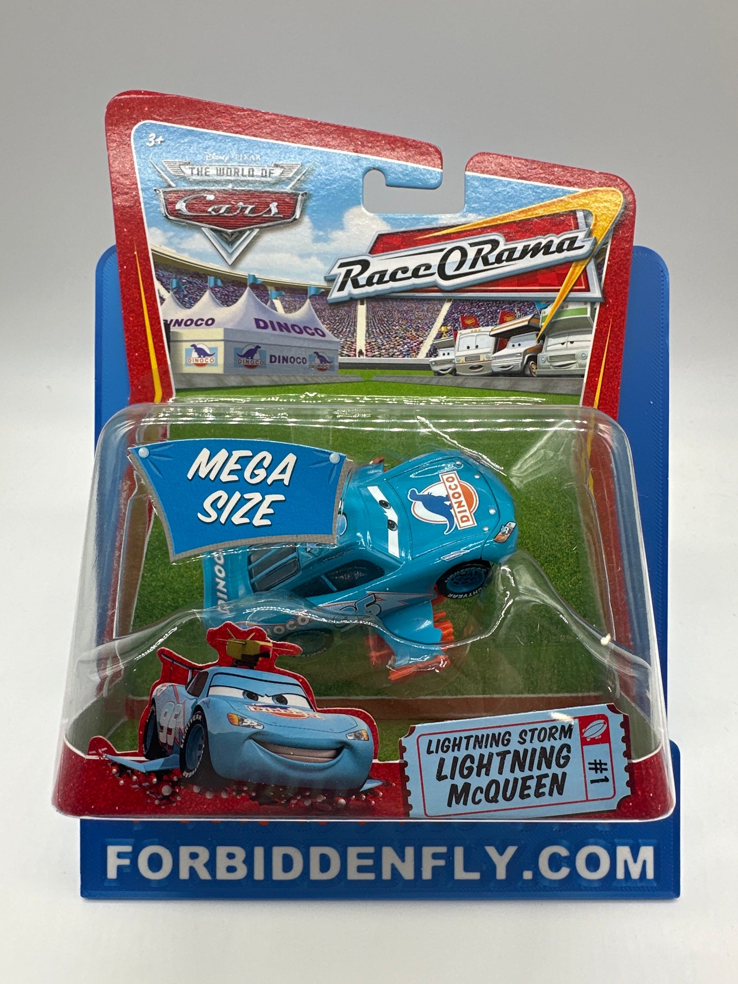 Disney Pixar Cars Movie - Race O Rama - Mega (Deluxe) Size Lightning Storm Lightning McQueen