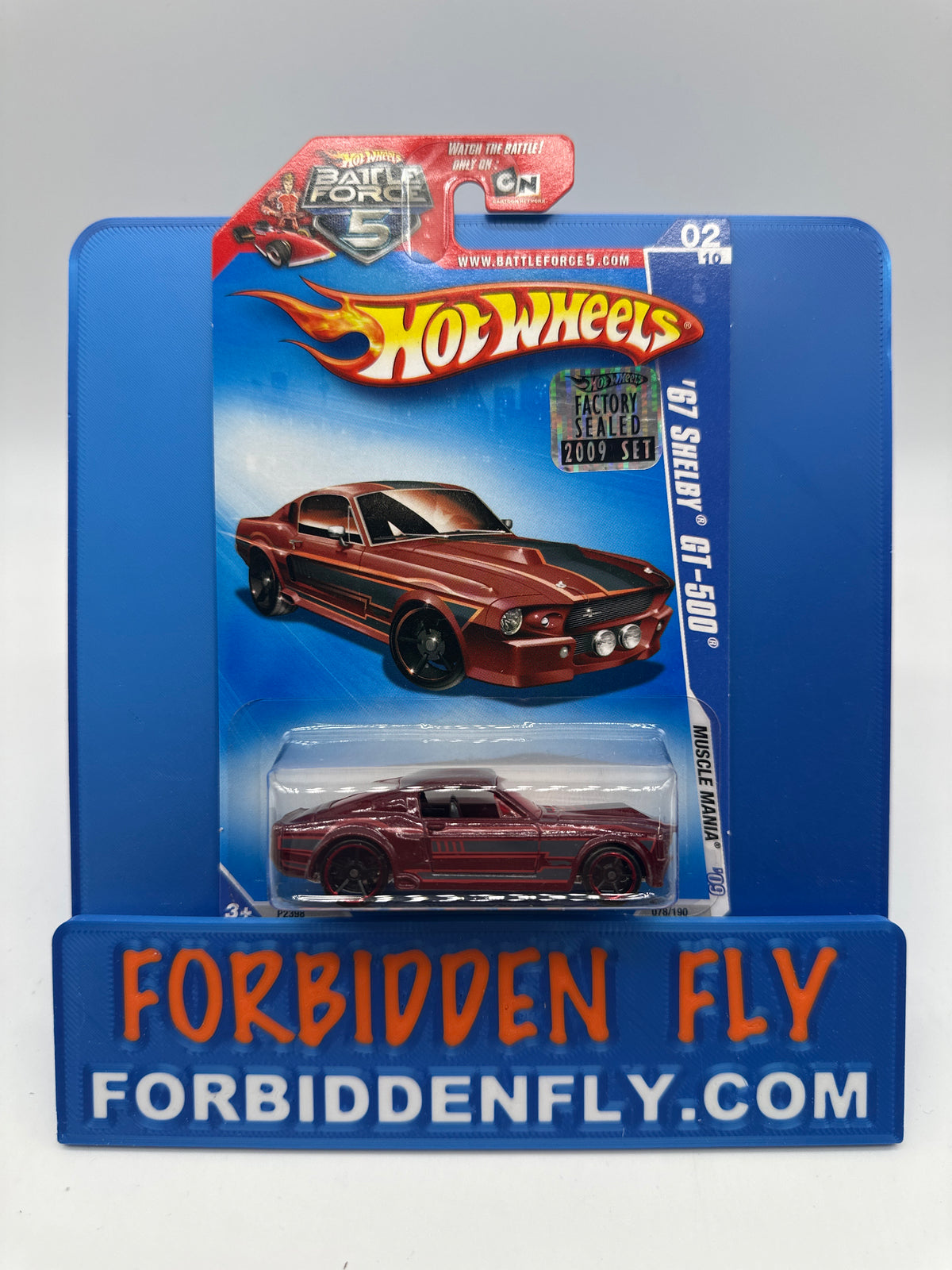 Hot Wheels Mainline - 2009 Factory Stickered - Muscle Mania Series - ‘67 Shelby GT-500 - Lot Of 3