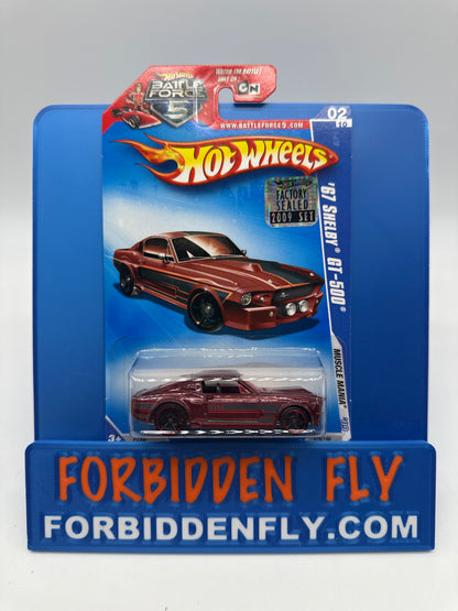 Hot Wheels Mainline - 2009 Factory Stickered - Muscle Mania Series - ‘67 Shelby GT-500 - Lot Of 3