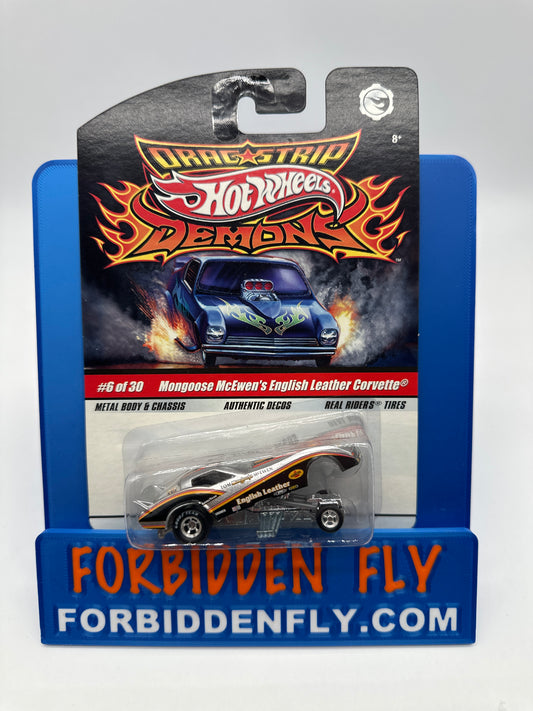 Hot Wheels Vintage Drag Strip Demons Series - #6/30 - Mongoose McEwen’s English Leather Corvette