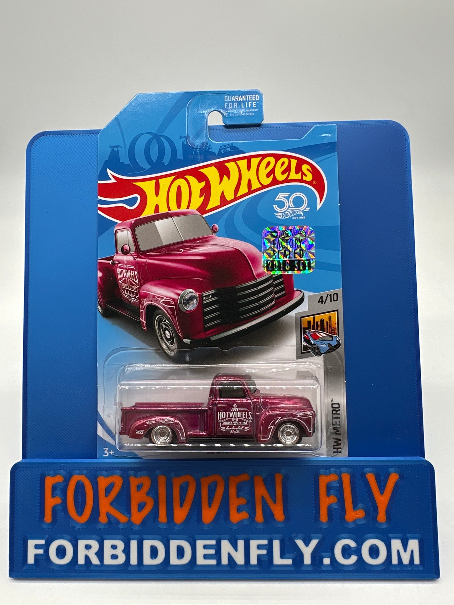 Hot Wheels Super Treasure Hunt - Factory Sticker 2018 J Case - ‘52 Chevy