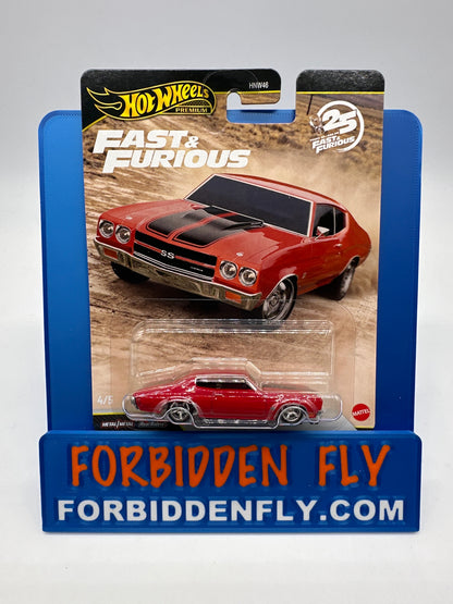Hot Wheels Premium - Fast & Furious 25 Years Of Fast & Furious - 2026 Mix P - Set of 5