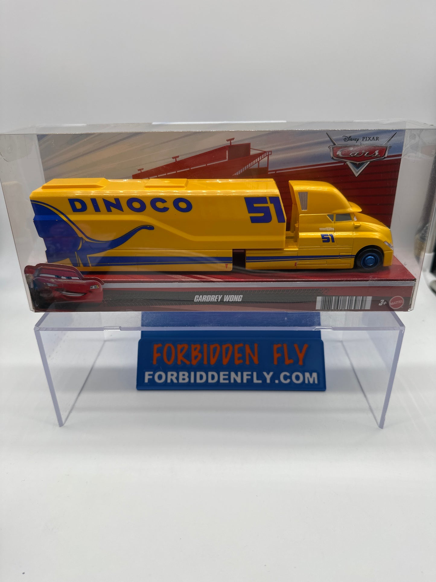 Disney Pixar Cars Movie - Cardrey Wong Hauler (Cruz Ramirez Dinoco #51)