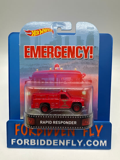 Hot Wheels 2015 Retro Entertainment Premium Single - Emergency! - Rapid Responder (Movie Reel Packaging)