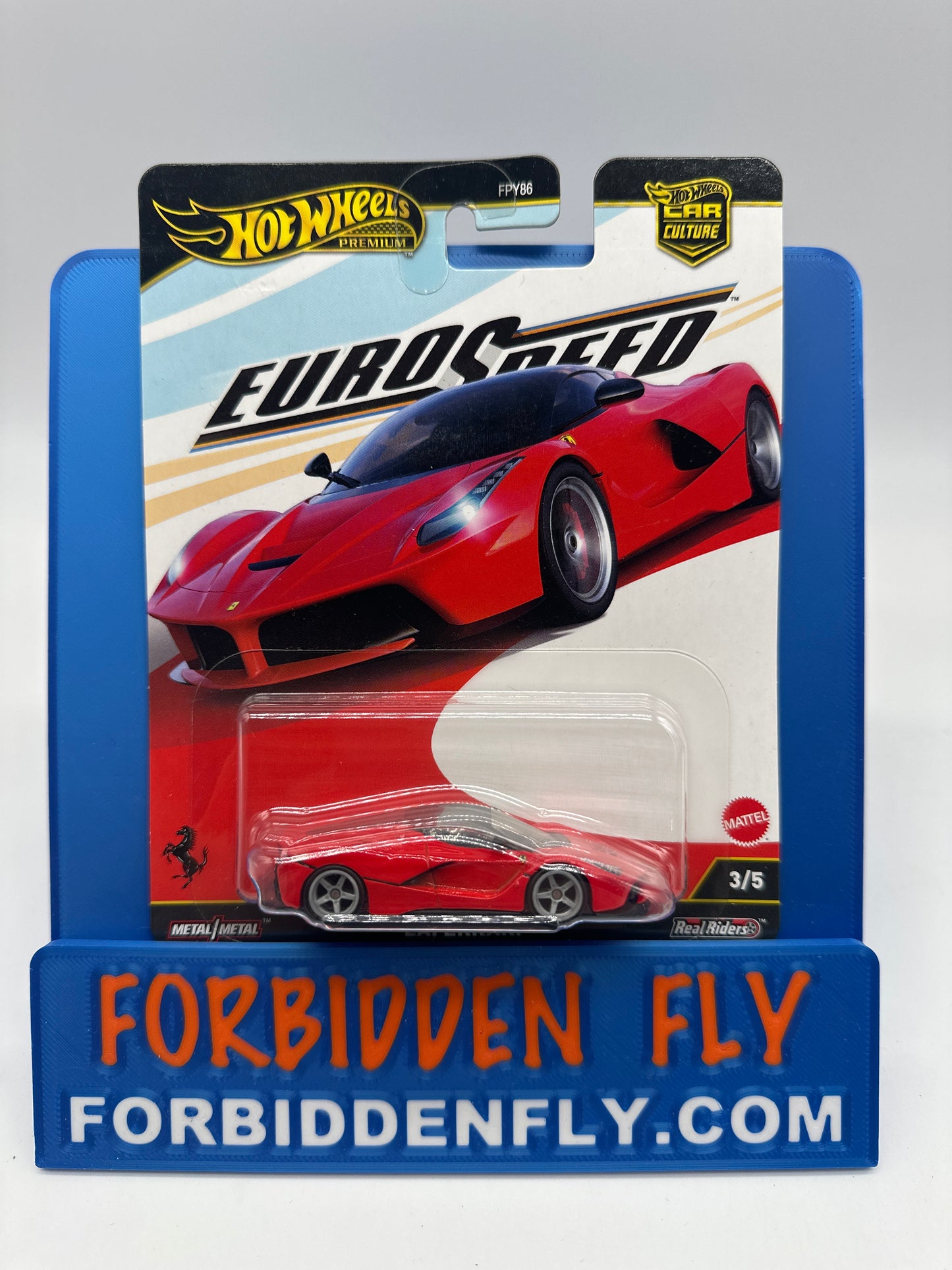 Hot Wheels Car Culture Premium - 2025 Euro Speed Series Single - #3/5 Laferrari (Ferrari)