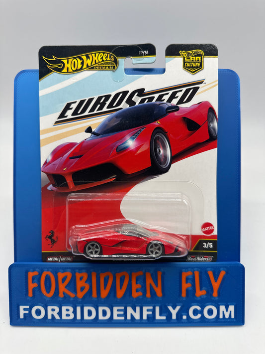 Hot Wheels Car Culture Premium - 2025 Euro Speed Series Single - #3/5 Laferrari (Ferrari)