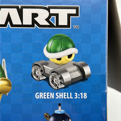 Hot Wheels Mario Kart - 2019 Blind Boxes - Wheeled Figure #1 Green Shell