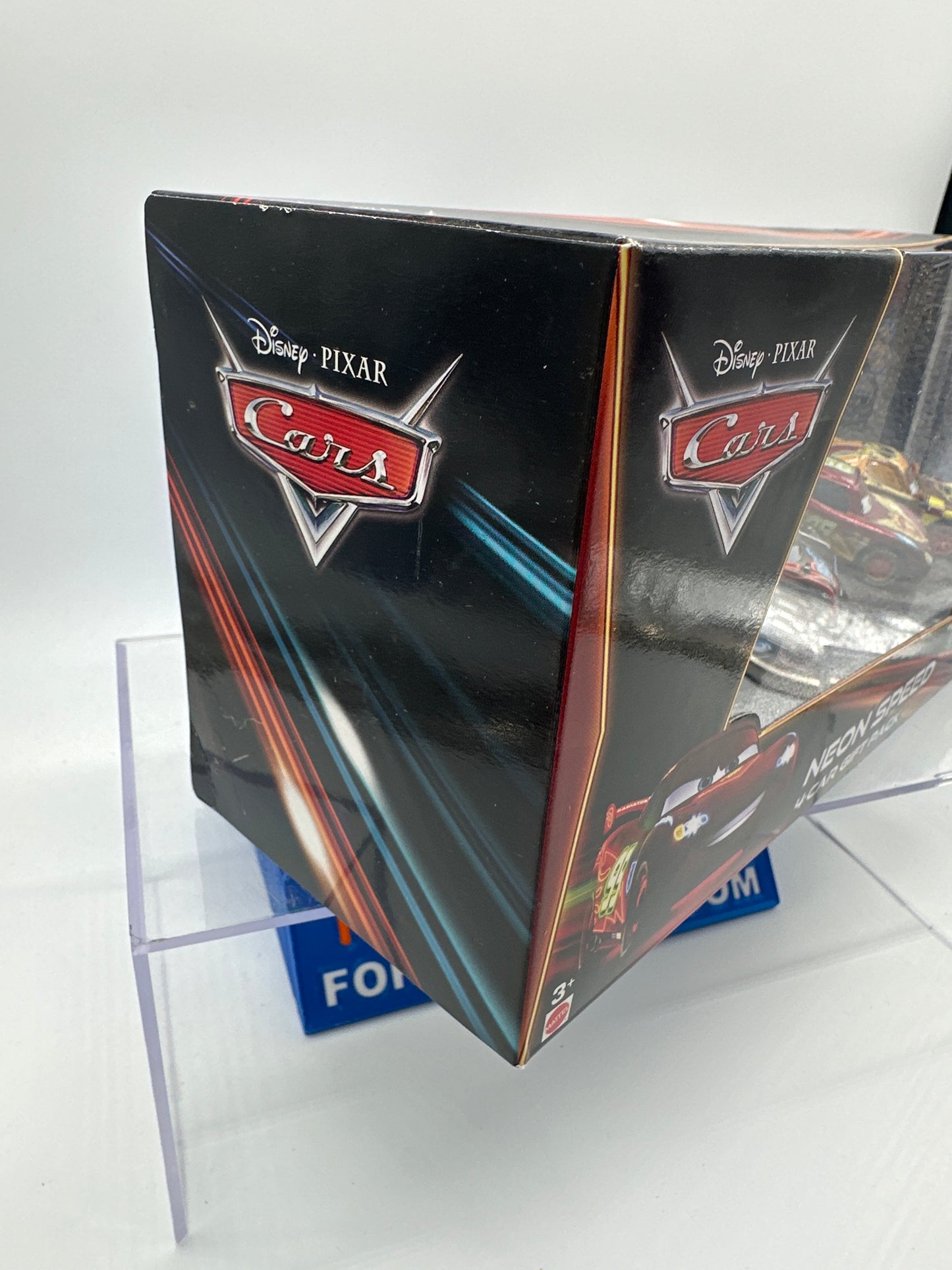 Disney Pixar Cars Movie - Target Exclusive Neon Racers Series - Metallic Deco Neon Speed 4 Car Gift Pack Set