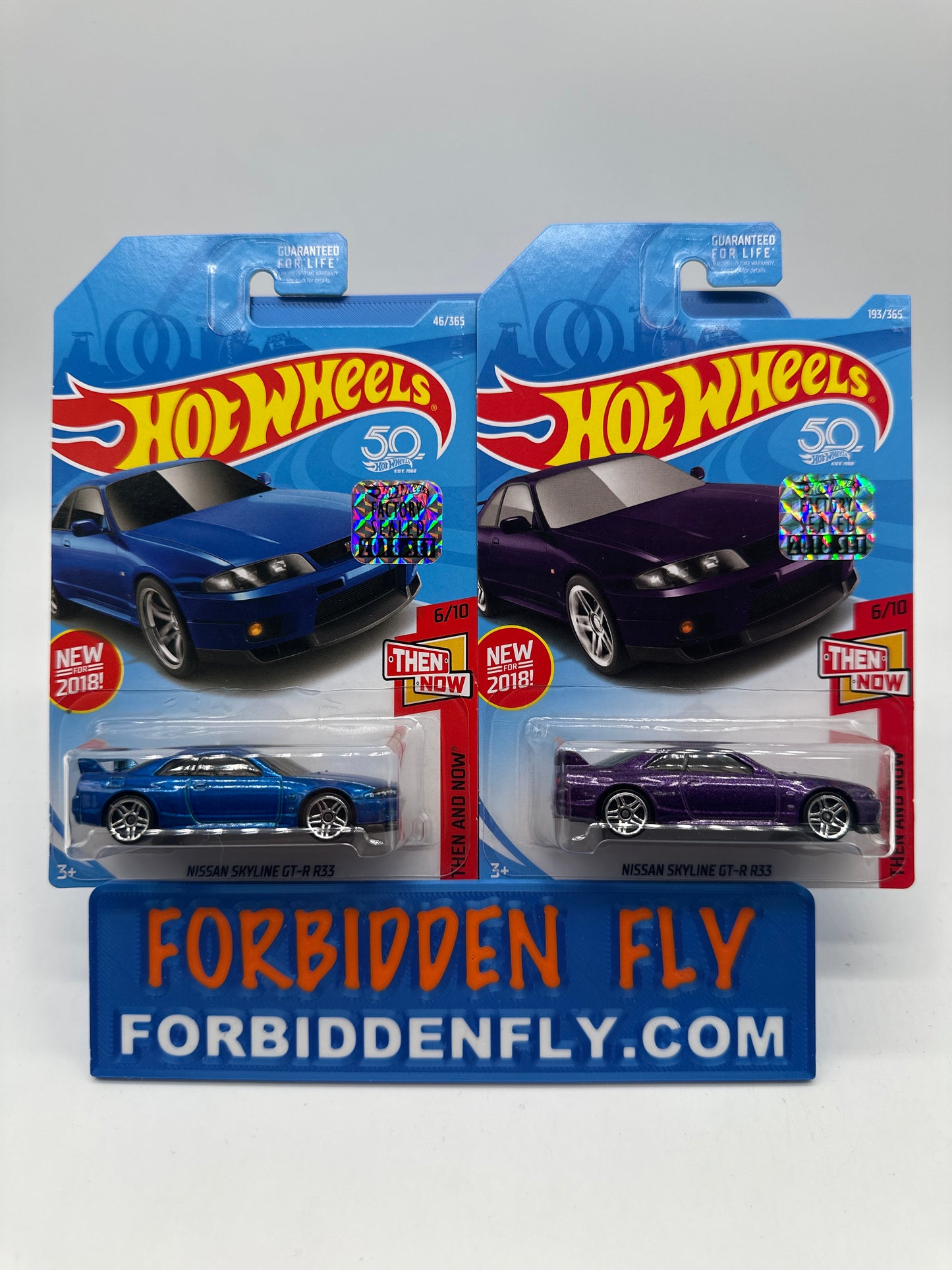 Hot Wheels Mainline - Factory Stickered 2018 - Nissan Skyline GT-R R33 - Lot Of 2