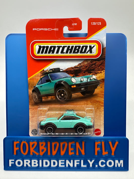 Matchbox - 2025 Mainline #120/125 - 1985 Porsche 911 Rally - Teal