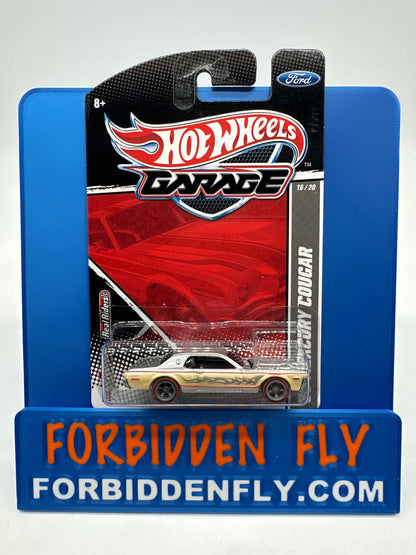Hot Wheels Premium - HW Garage Series (Ford) - White & Silver ‘68 Mercury Cougar (#16/20)