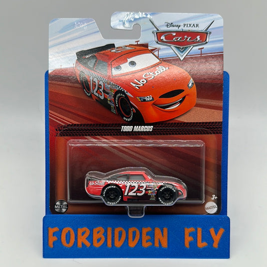 Disney Pixar Cars Movie - 2024 Release - Piston Cup Racer #123 Todd Marcus (No Stall)