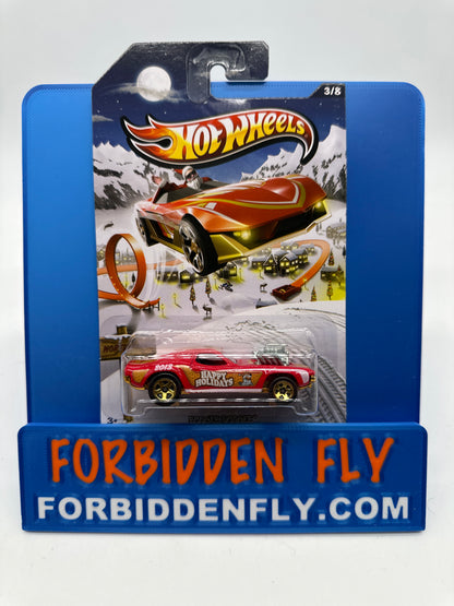 Hot Wheels - Wal Mart Exclusive 2013 Holiday Hot Rods Series - Complete Set of 8