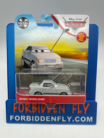 Disney Pixar Cars Movie - Metal Logo Card Release - Derek Wheeliams