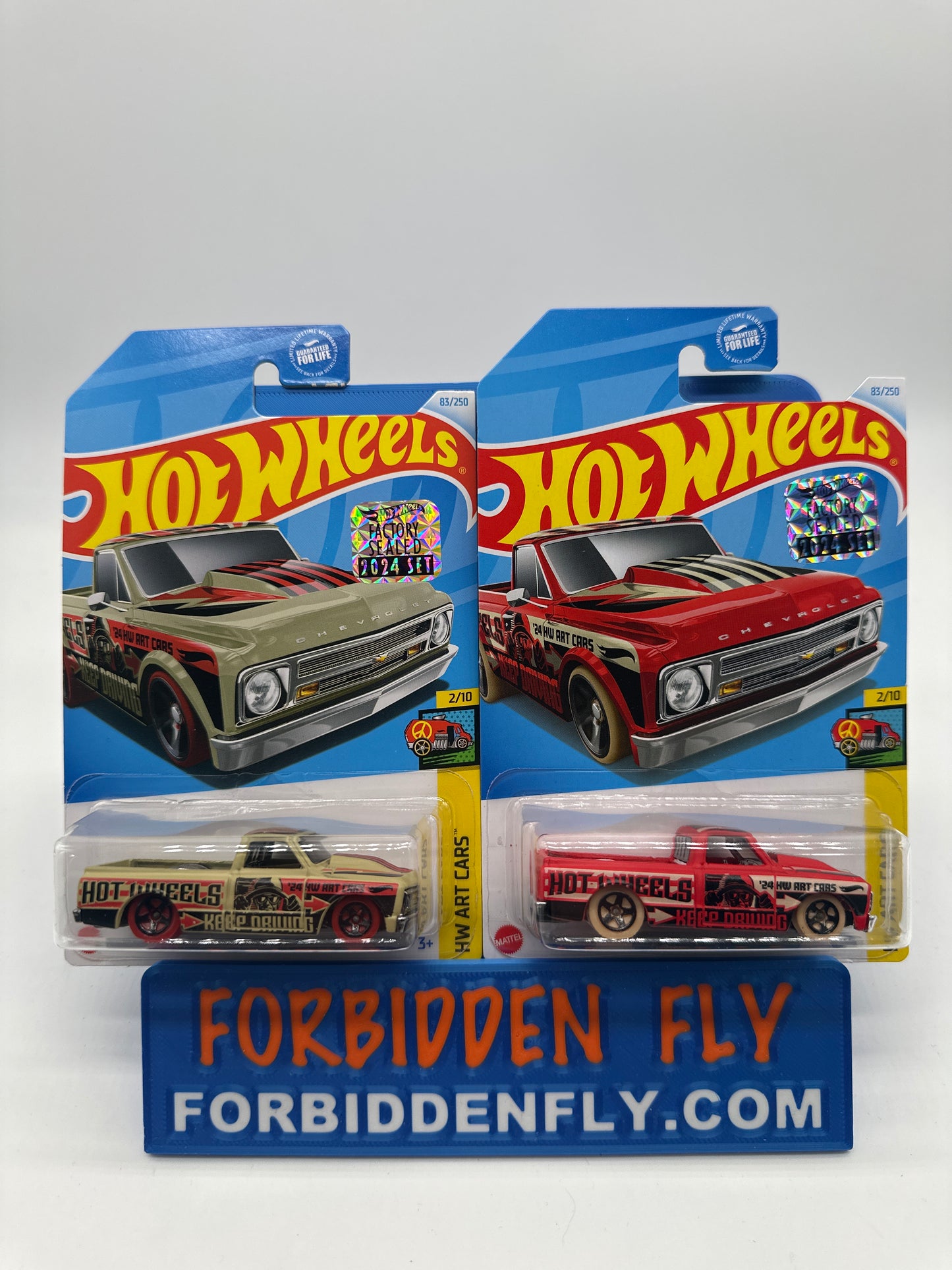 Hot Wheels Mainline - Factory Stickered 2024 - ‘67 Chevy C10 - Lot Of 2