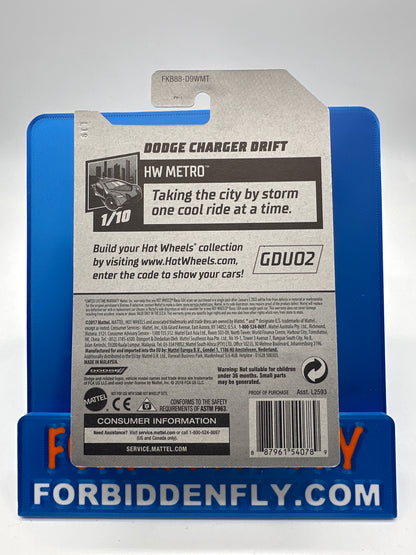 Hot Wheels Mainline - Factory Stickered 2018 - Exclusive Zamac Edition #13/18 - Dodge Charger Drift