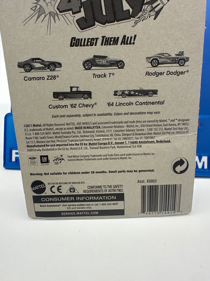 Hot Wheels - Kroger Exclusive 2012 4th of July Series - Complete Set of 5