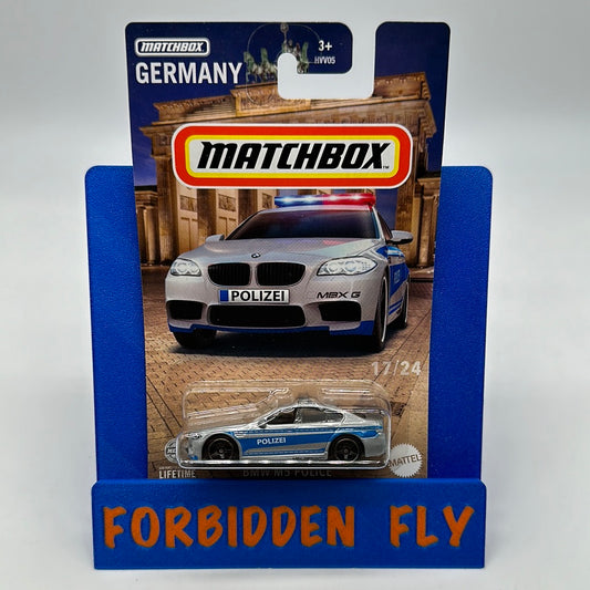 Matchbox Mainline - 2024 European Streets Series Mix C - #17/24 - BMW M5 Police - Silver