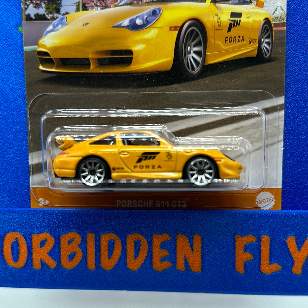 Hot Wheels - Walmart Exclusive 2023 Forza Motorsport Series - Porsche 911 GT3 - Yellow