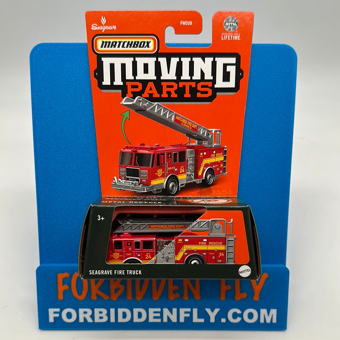 Matchbox Moving Parts Series 2024 - Seagrave Fire Truck - Red