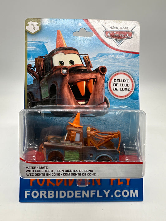 Disney Pixar Cars Movie - Radiator Springs Series Deluxe Size - Mater With Cone Teeth