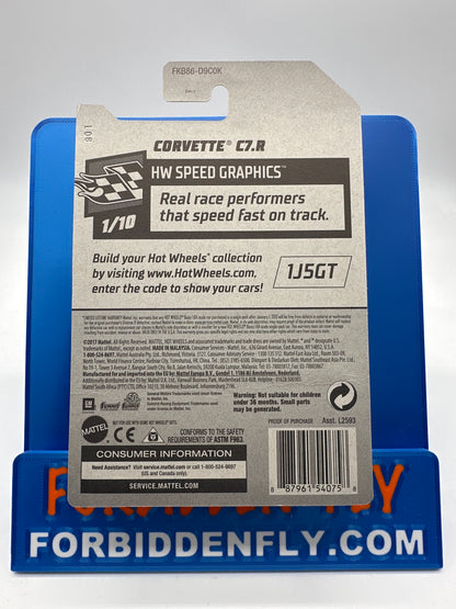 Hot Wheels Mainline - Factory Stickered 2018 - Exclusive Zamac Edition #11/18 - Corvette C7.R