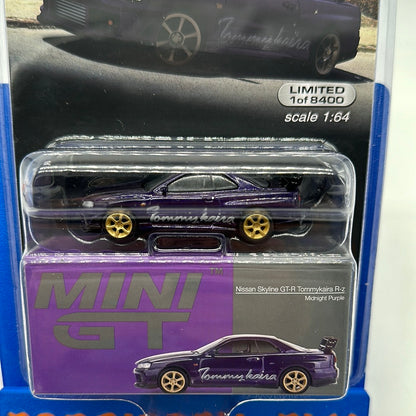 Mini GT Regular Release #616 - Midnight Purple Nissan Skyline GT-R Tommykaira R-z