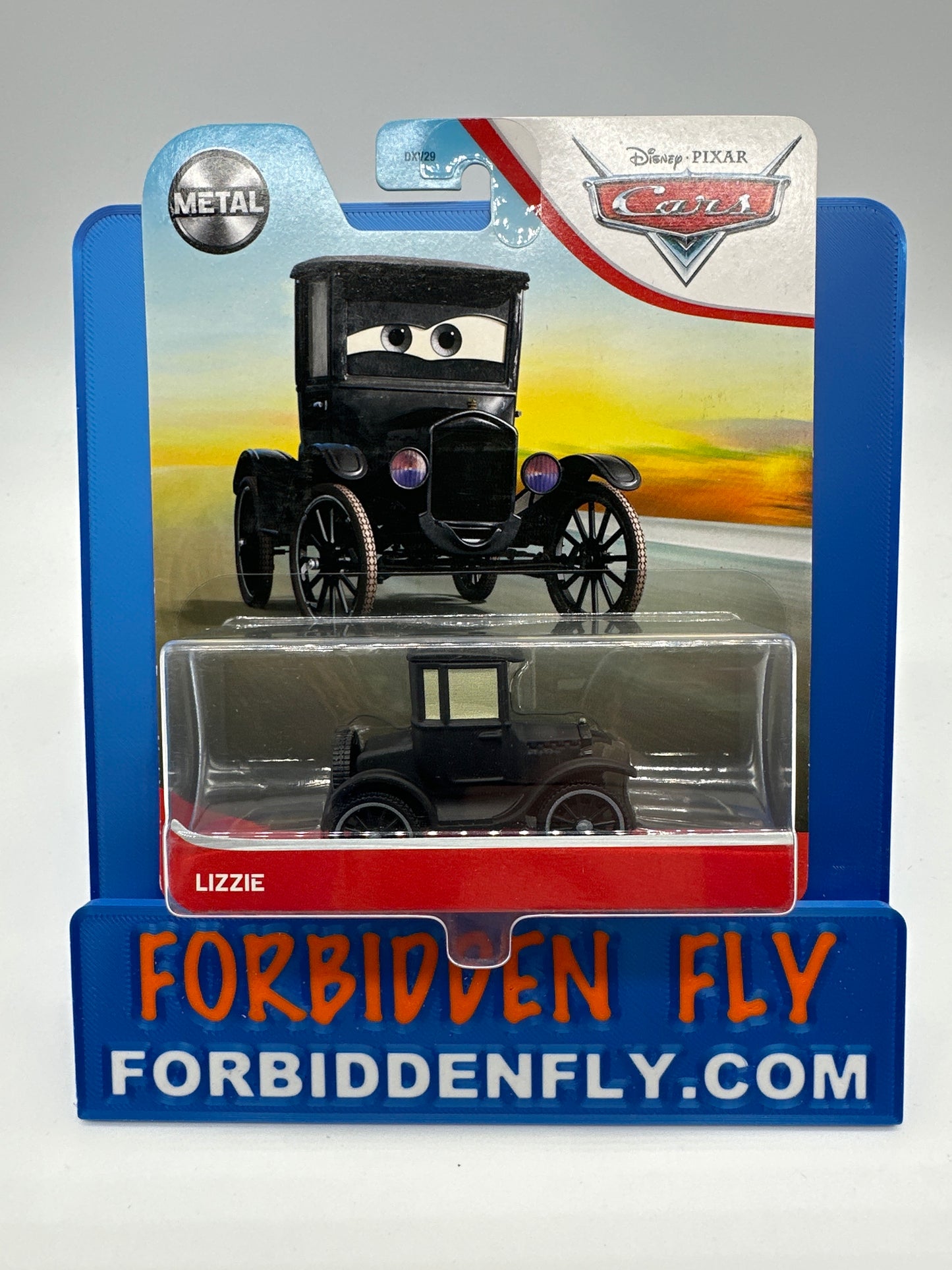 Disney Pixar Cars Movie - Metal Logo Card Release - Lizzie