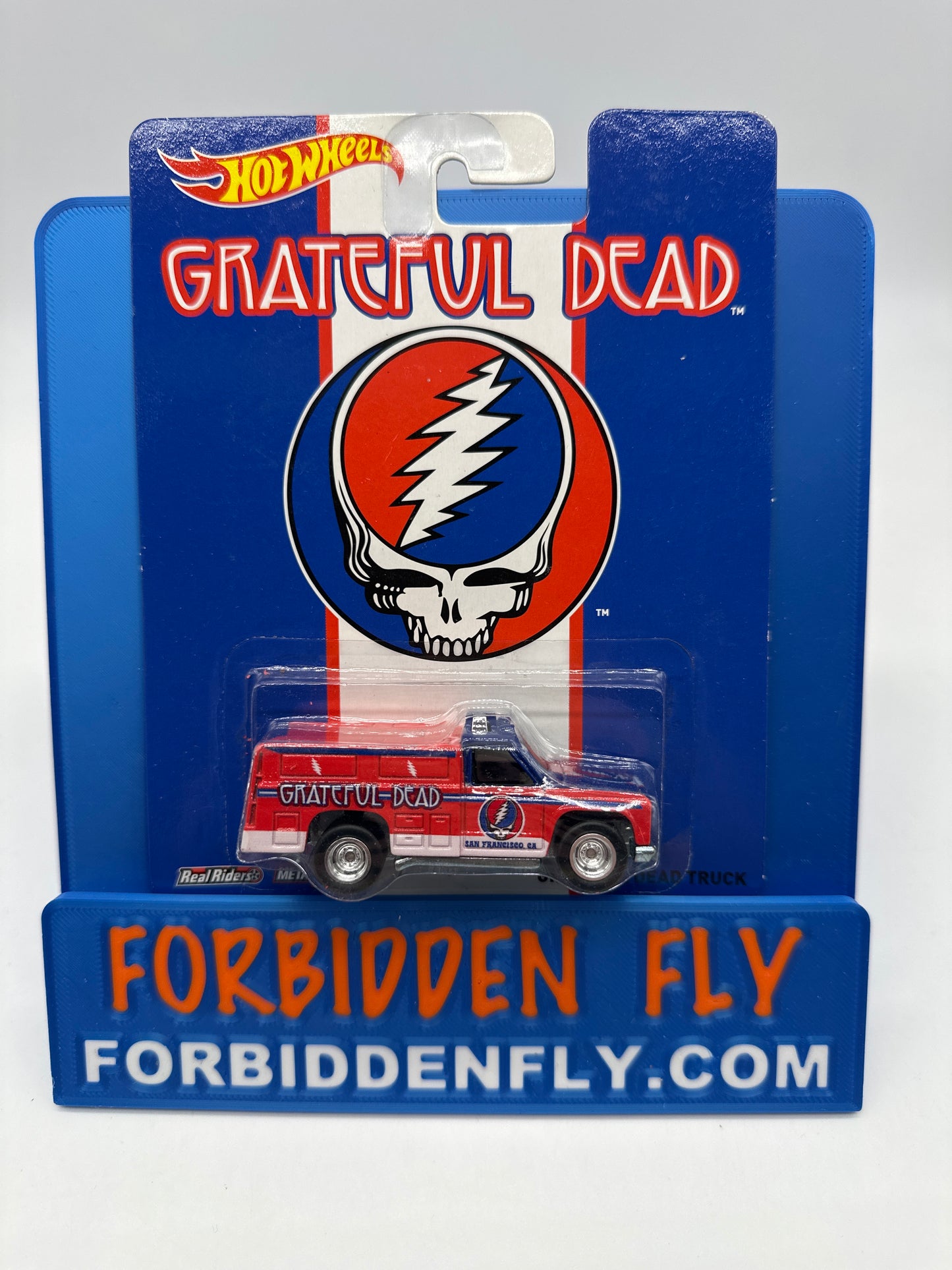 Hot Wheels Premium - Pop Culture Grateful Dead Series Single - Grateful Dead Truck *Bad Card*