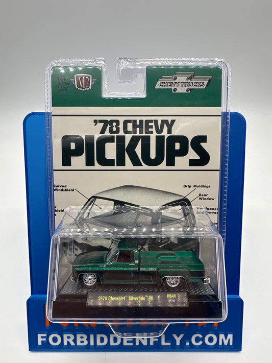 M2 Machines Acrylic Boxed Car - ‘78 Chevy Pickups Series HS48 - 1978 Chevrolet Silverado 30