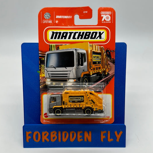 Matchbox - 2023 Mainline - Garbage King - Yellow - # 61/100