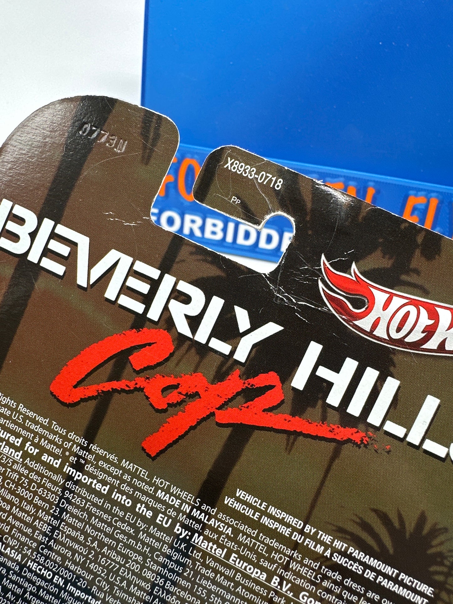 Hot Wheels 2013 Retro Entertainment Premium Single - Beverly Hills Cop - ‘68 Chevy Nova (Movie Reel Packaging)