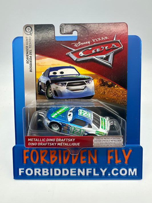 Disney Pixar Cars Movie - Scavenger Hunt Chase - Metallic Dino Draftsky