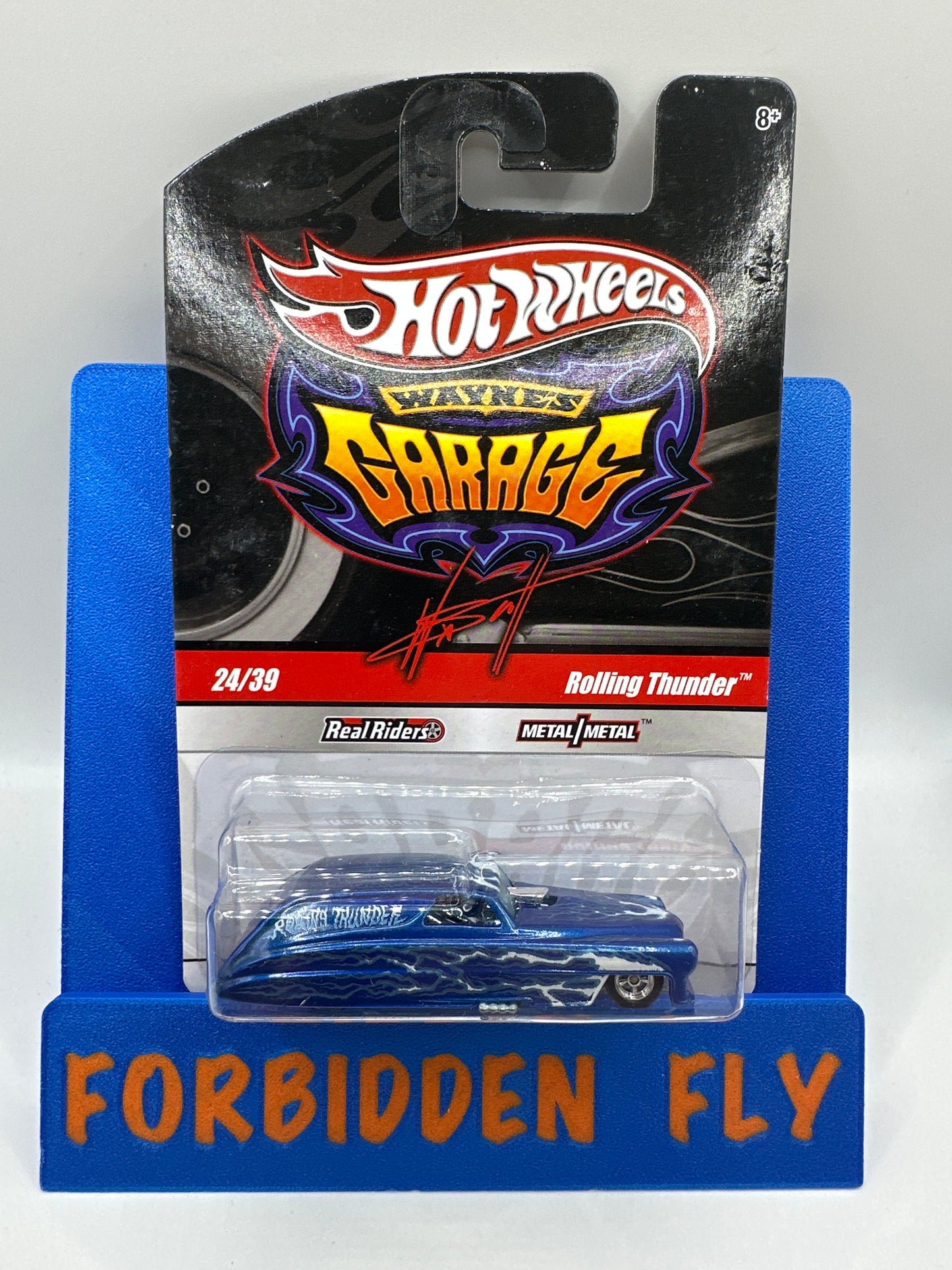 Hot Wheels Premium - Wayne’s Garage Series #24/39 - Blue Rolling Thunder