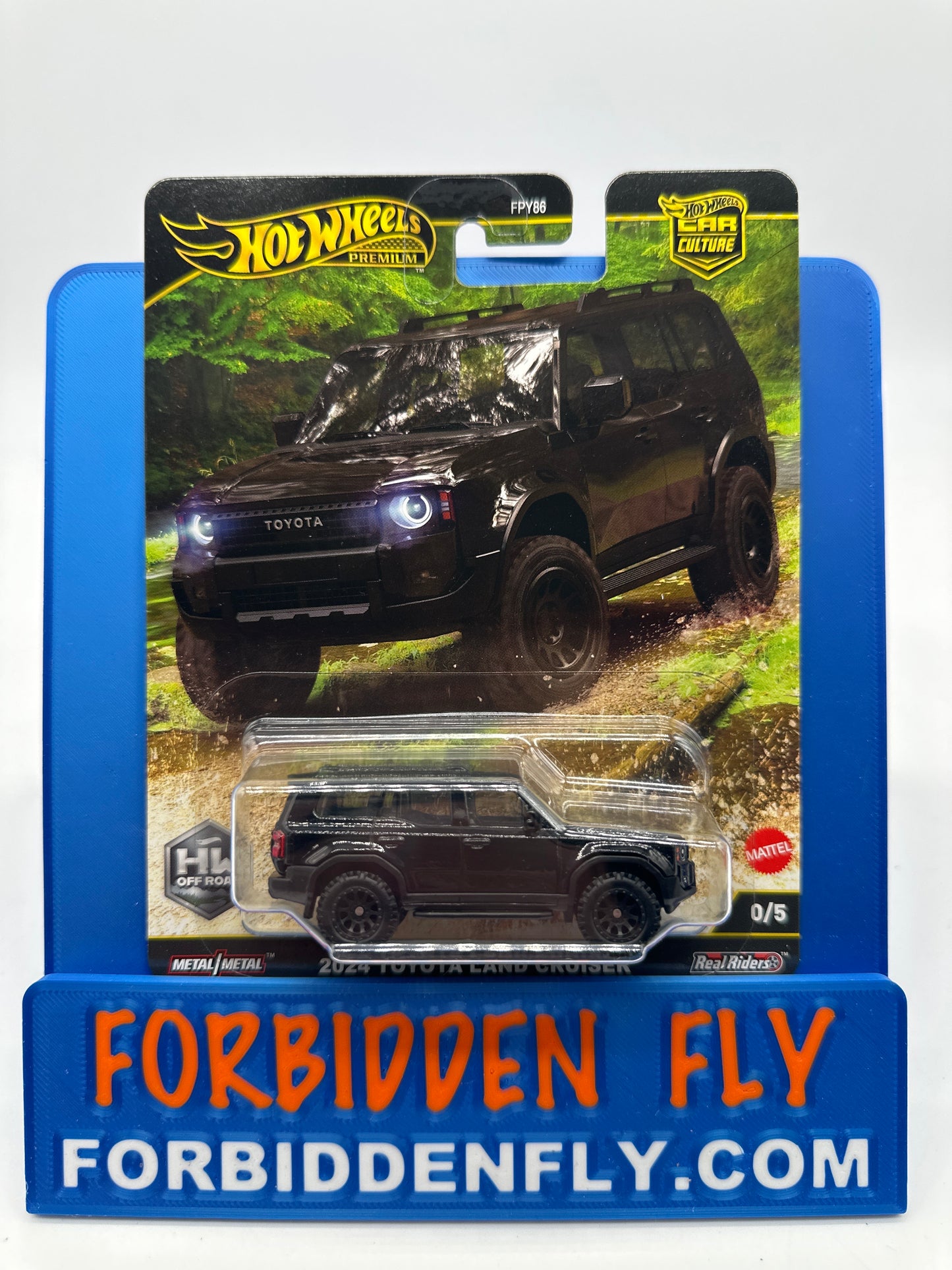Hot Wheels Car Culture Premium - 2025 HW Off Road Series Single - #0/5 - 2024 Land Cruiser - Black Chase