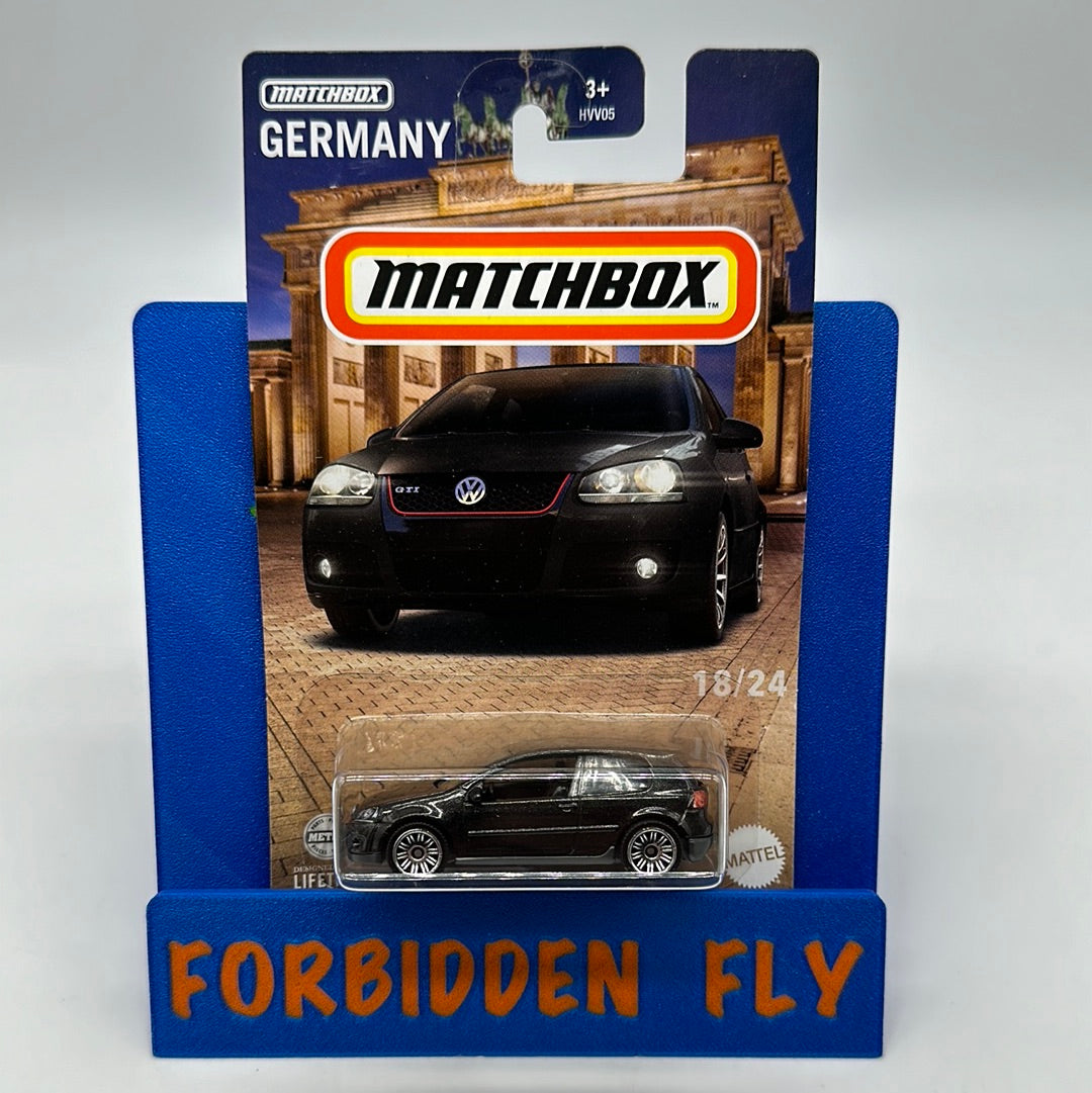 Matchbox Mainline - 2024 European Streets Series Mix C - #18/24 - Volkswagen Golf GTI - Black