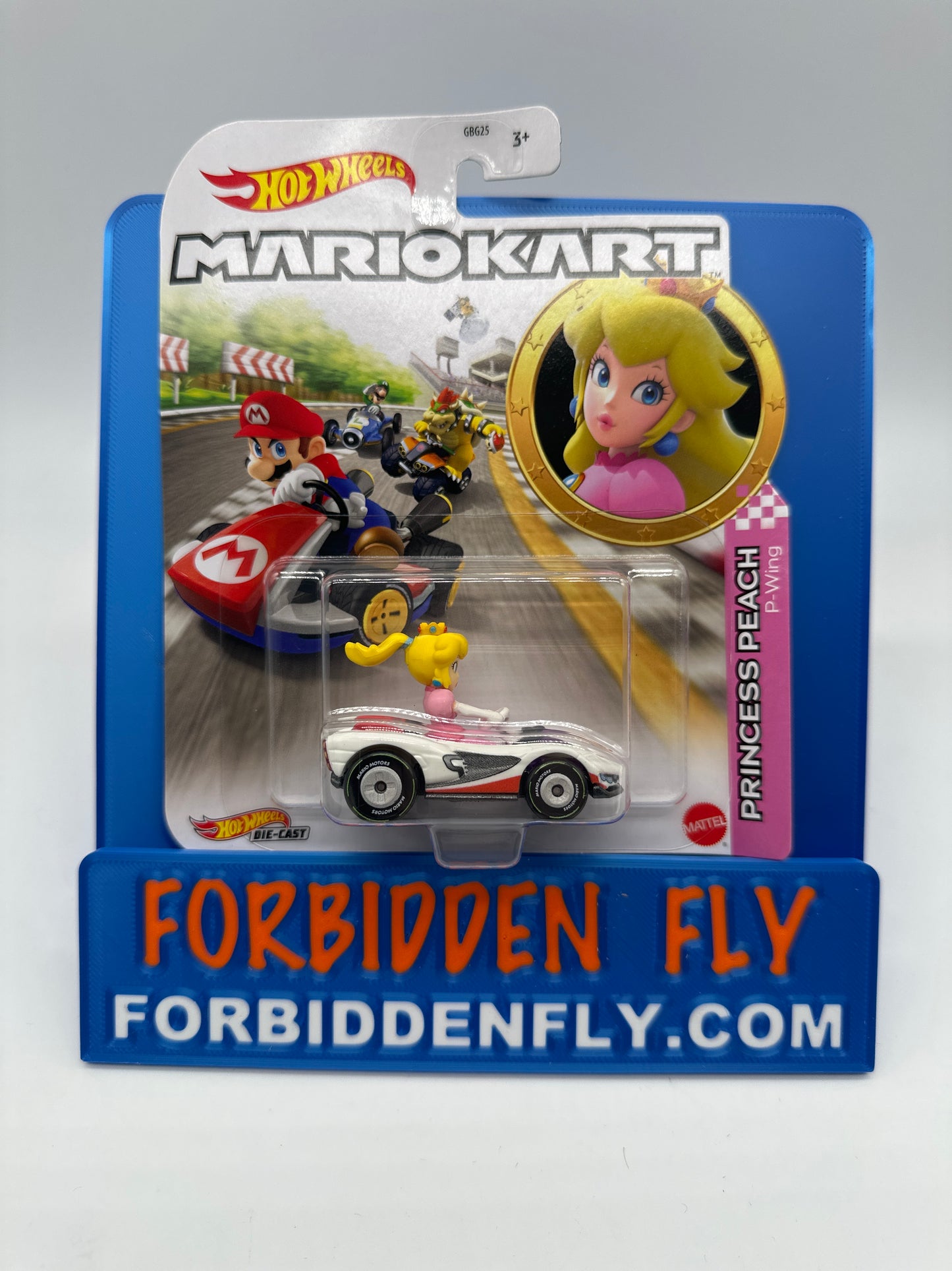 Hot Wheels Mario Kart - Character Kart - Princess Peach and P-Wing