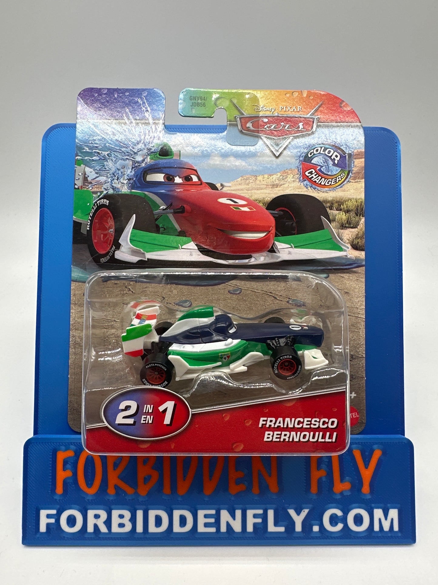 Disney Pixar Cars Movie - 2026 Color Changers - Francesco Bernoulli - Blue to Red