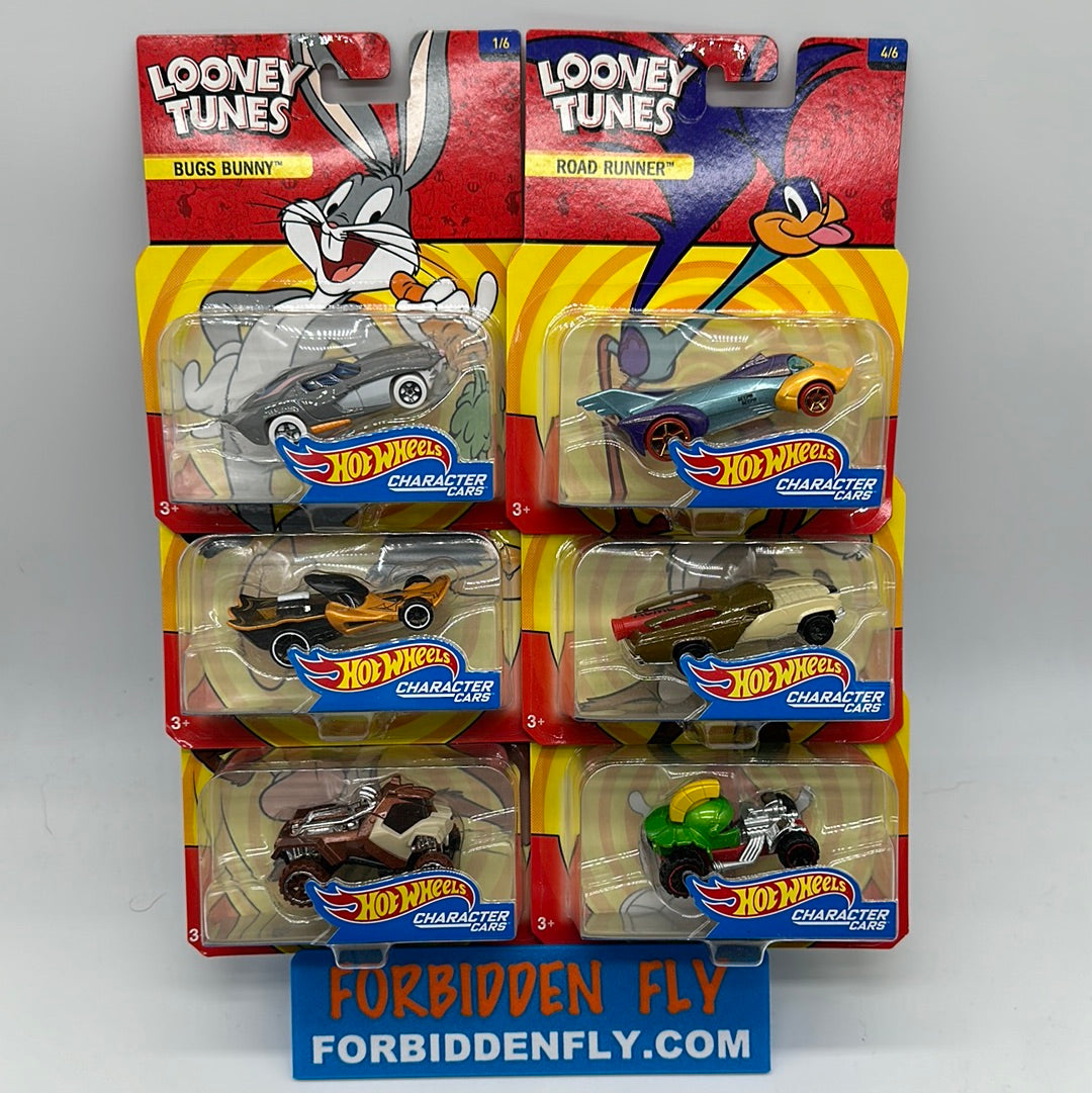 Hot Wheels Character Cars - 2017 Looney Tunes Series - Set Of 6 ...