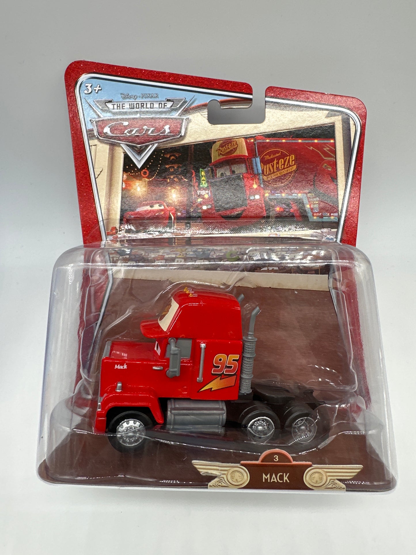 Disney Pixar Cars Movie - World of Cars Movie Scene - Deluxe Mack (Semi)