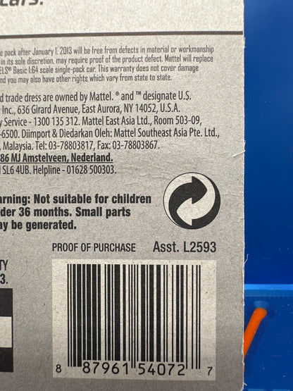 Hot Wheels Mainline - Factory Stickered 2018 - Exclusive Zamac Edition #4/18 - ‘49 Ford F1