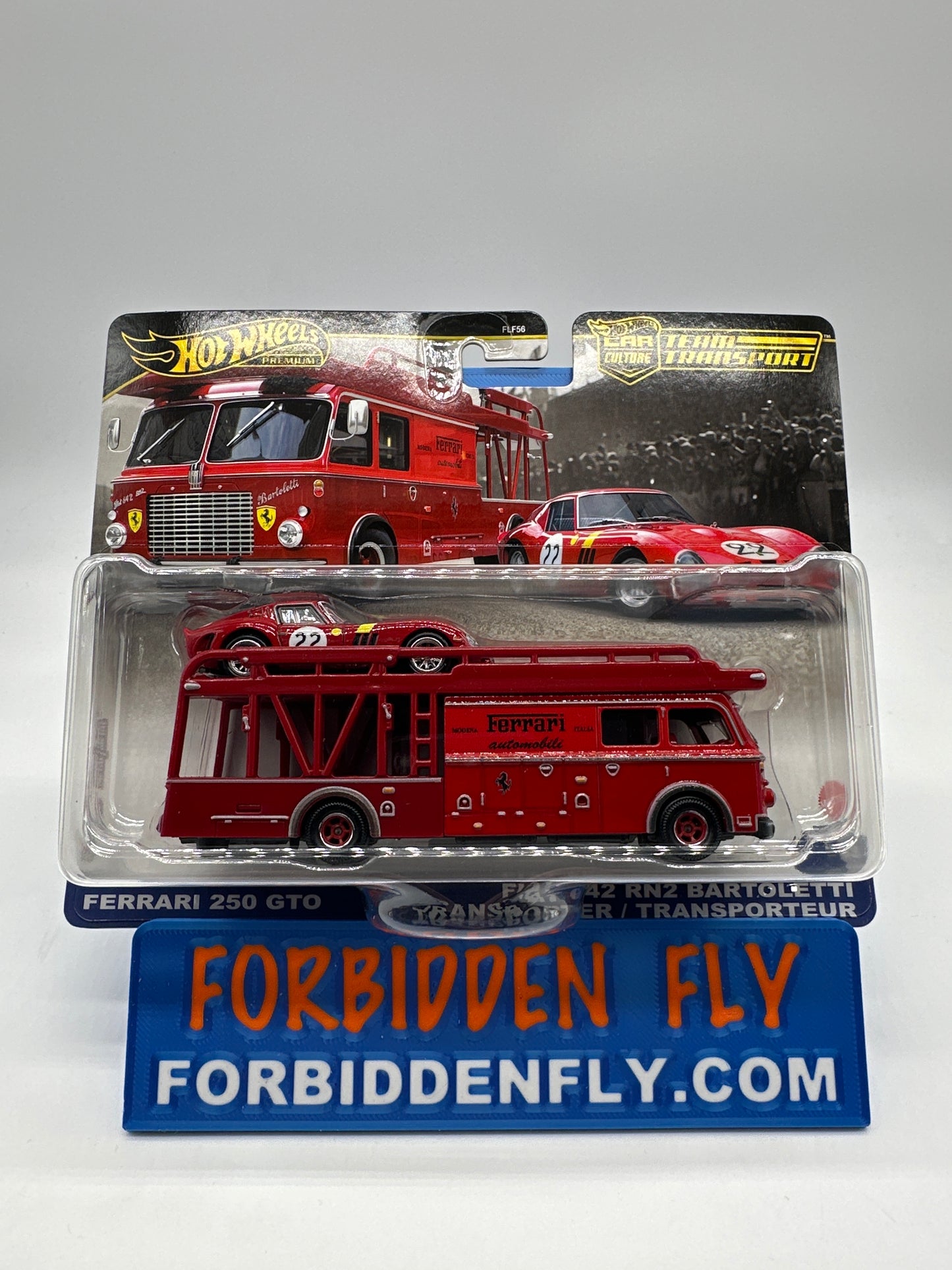 Hot Wheels Car Culture Team Transport - #83 - Ferrari 250 GTO & Fiat 642 RN2 Bartoletti Transporter