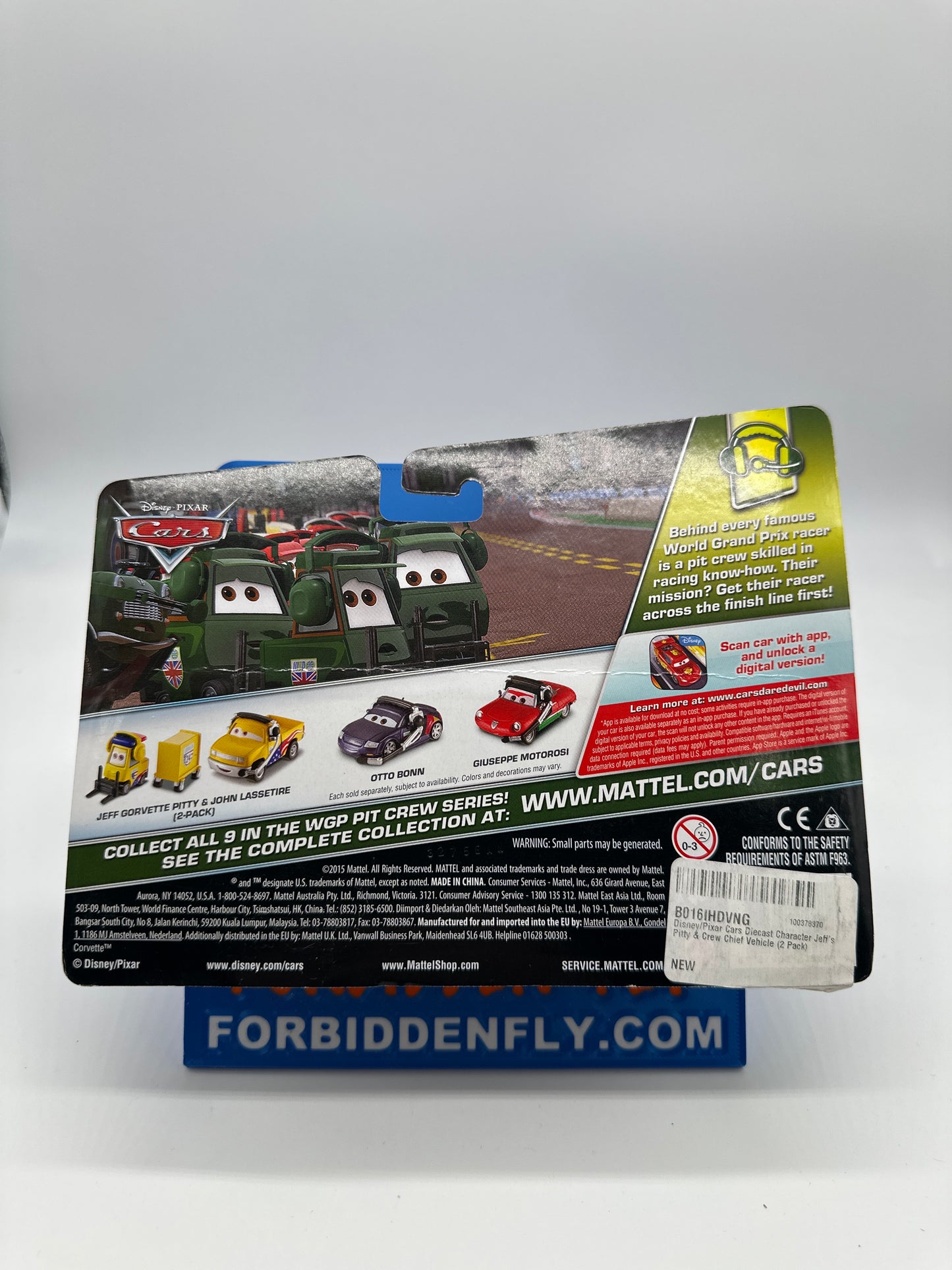 Disney Pixar Cars Movie - WGP Pit Crew Series (Two) 2 Pack - Jeff Gorvette Pitty & John Lassetire