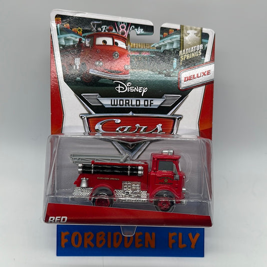 Disney Pixar Cars Movie - World of Cars Radiator Springs Series - Deluxe Red (Fire Truck)