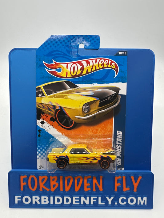 Hot Wheels 2011 Heat Fleet - ‘65 Mustang - Yellow