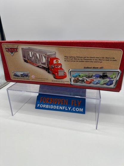 Disney Pixar Cars Movie - 2006 Original Desert Series - Mack Transporter Hauler with Sally & Doc Hudson
